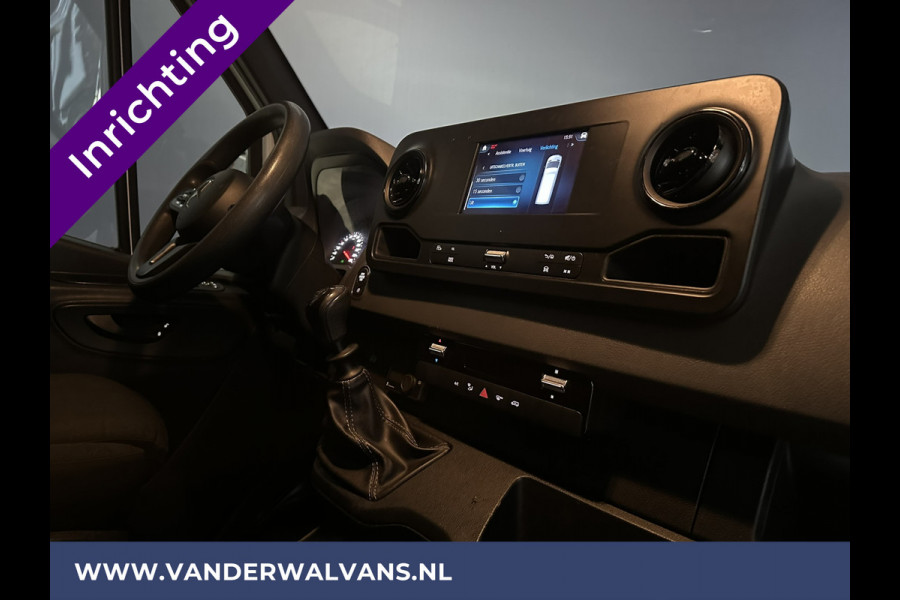 Mercedes-Benz Sprinter 316 CDI 164pk 3500kg Trekhaak L2H1 Inrichting Euro6 Airco | Camera | Apple Carplay | Android Auto Cruisecontrol, Parkeersensoren