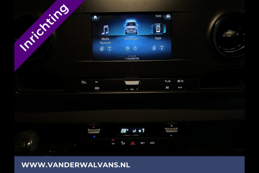 Mercedes-Benz Sprinter 316 CDI 164pk 3500kg Trekhaak L2H1 Inrichting Euro6 Airco | Camera | Apple Carplay | Android Auto Cruisecontrol, Parkeersensoren