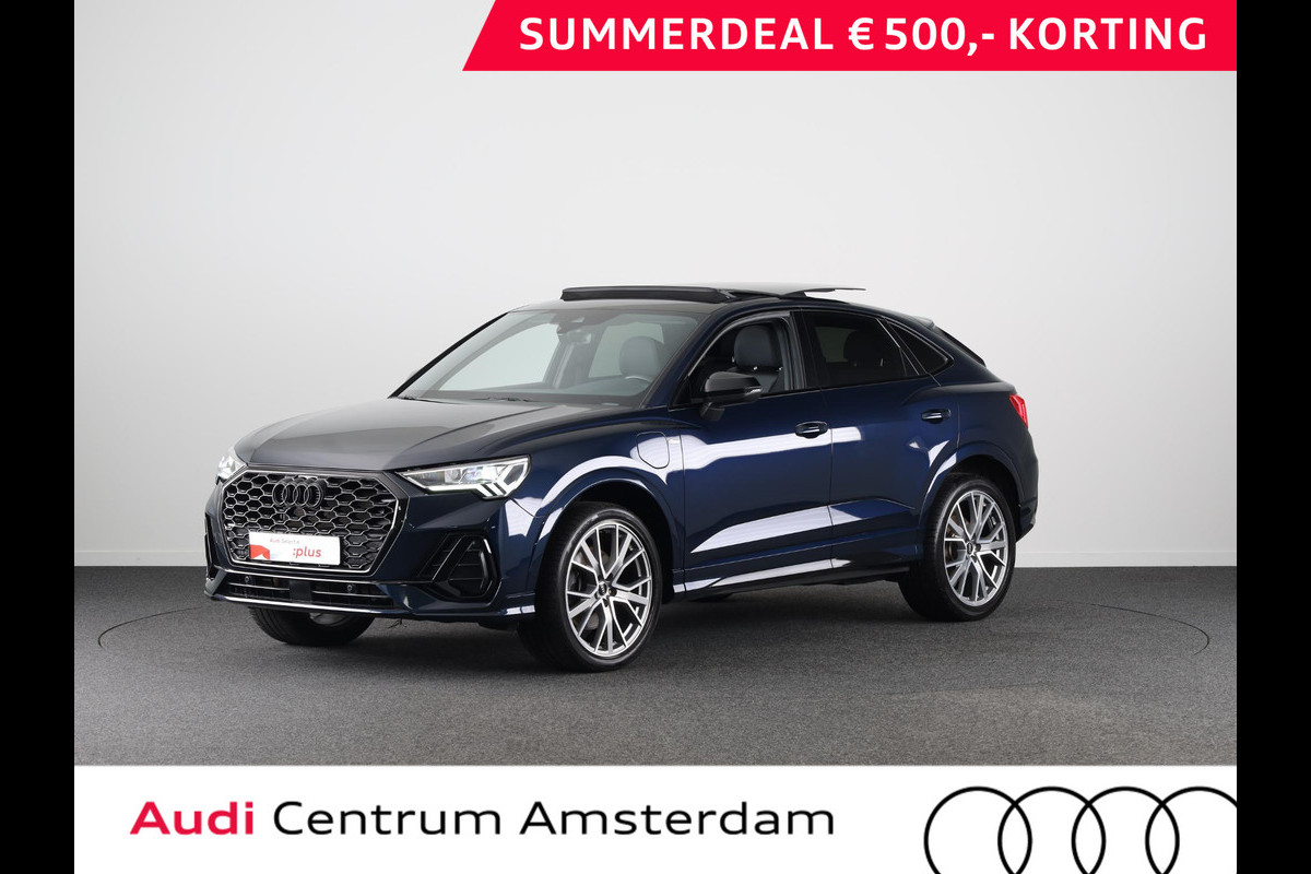 Audi Q3 Sportback 45 TFSI e S Edition 245 pk S-tronic | Navigatie | Panoramadak | Parkeersensoren | Adaptieve cruise control | Lichtmetalen velgen 20" | S-Line |