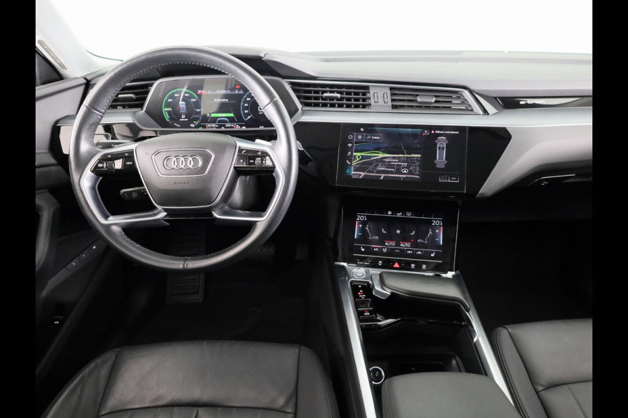 Audi e-tron e-tron 50 quattro Launch edition plus 71 kWh 313pk | Panoramadak | Lederen bekleding | Adaptieve cruise controle | Elektrisch verstelbare voorstoelen | Memory