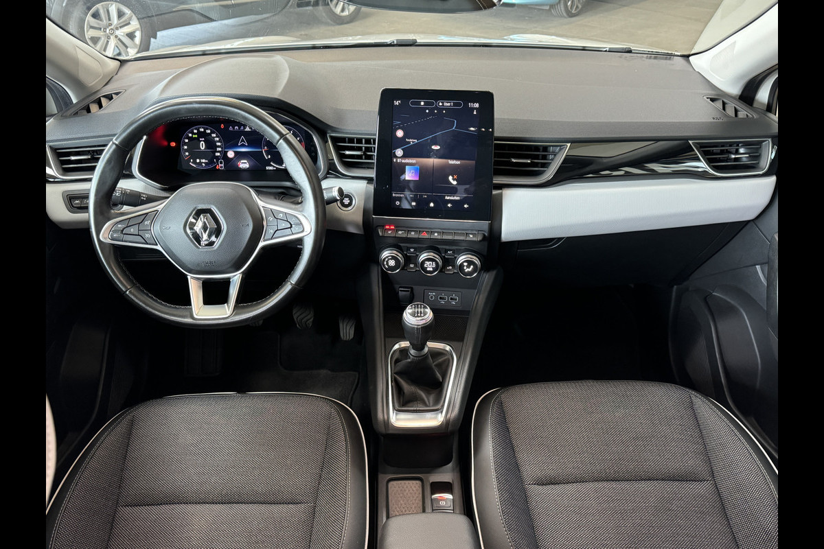 Renault Captur 1.3 TCe 130pk | Intens | Groot navi | 18 inch | Blindspot | Camera | PDC V+A | Cruise Control | 100% onderhouden!