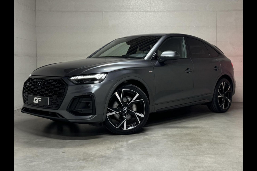 Audi Q5 Sportback 55 TFSI e BlackEdition S-Line Luchtvering Sfeer. Carplay