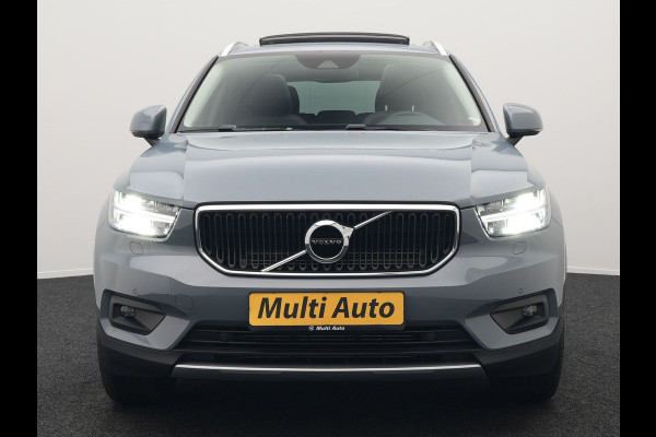 Volvo XC40 T5 Twin Engine Inscription Plug In Hybrid 261pk Thunder Grey Dealer O.H. PHEV | Panodak | Lederen Bekleding | Harman Kardon | Pilot Assist | Apple Carplay | Adaptive Cruise | Navigatie | Camera | DAB | Virtual |