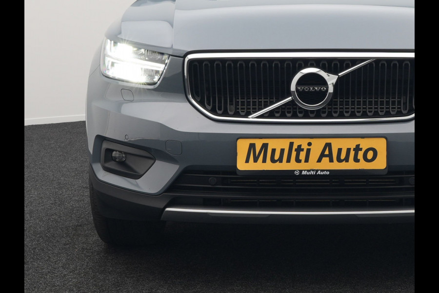 Volvo XC40 T5 Twin Engine Inscription Plug In Hybrid 261pk Thunder Grey Dealer O.H. PHEV | Panodak | Lederen Bekleding | Harman Kardon | Pilot Assist | Apple Carplay | Adaptive Cruise | Navigatie | Camera | DAB | Virtual |