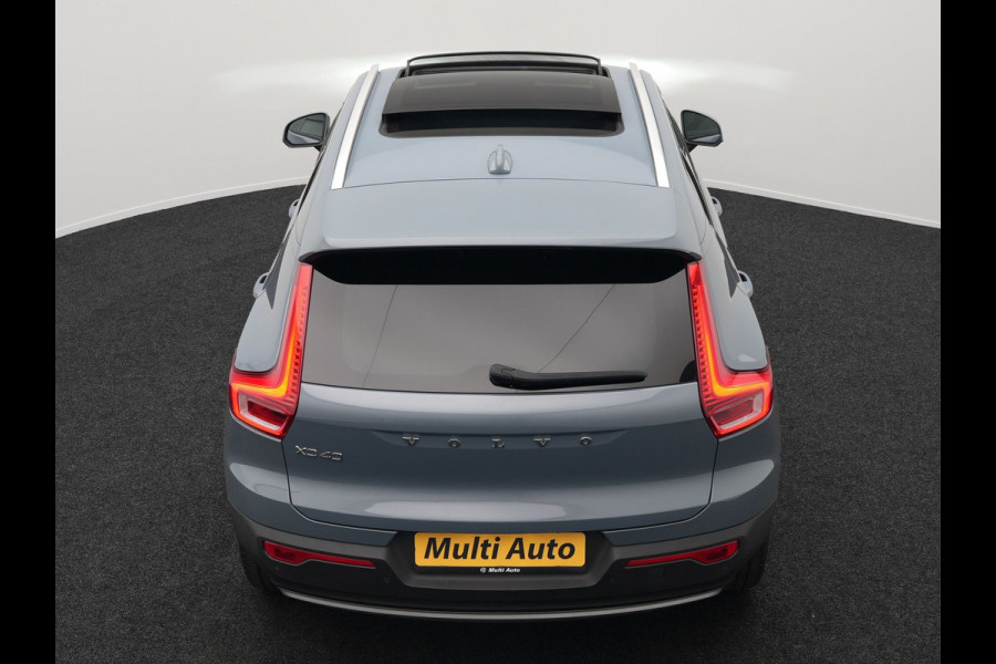 Volvo XC40 T5 Twin Engine Inscription Plug In Hybrid 261pk Thunder Grey Dealer O.H. PHEV | Panodak | Lederen Bekleding | Harman Kardon | Pilot Assist | Apple Carplay | Adaptive Cruise | Navigatie | Camera | DAB | Virtual |