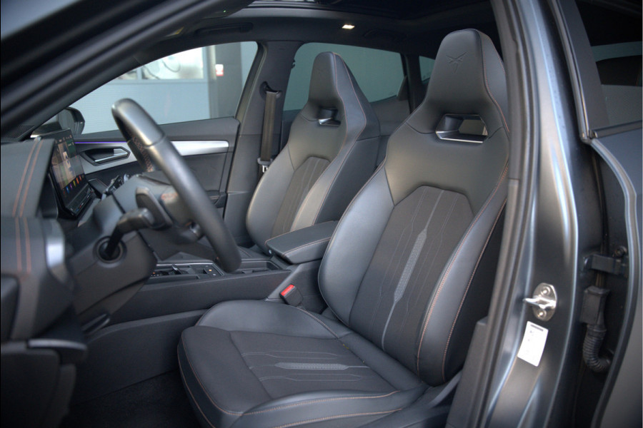 CUPRA Formentor 1.4 e-Hybrid VZ Copper Edition | Mat Grijs | Panoramadak | Memory Seat | Kuipstoelen | 360 Camera | Keyless | Stoelverwarming | Stuurverwarming | Sportstuur | Adaptive Cruise Control | Ambiance Verlichting | Dodehoekdetect