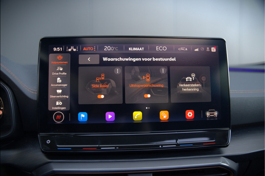 CUPRA Formentor 1.4 e-Hybrid VZ Copper Edition | Mat Grijs | Panoramadak | Memory Seat | Kuipstoelen | 360 Camera | Keyless | Stoelverwarming | Stuurverwarming | Sportstuur | Adaptive Cruise Control | Ambiance Verlichting | Dodehoekdetect