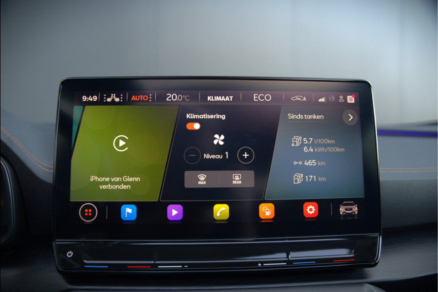 CUPRA Formentor 1.4 e-Hybrid VZ Copper Edition | Mat Grijs | Panoramadak | Memory Seat | Kuipstoelen | 360 Camera | Keyless | Stoelverwarming | Stuurverwarming | Sportstuur | Adaptive Cruise Control | Ambiance Verlichting | Dodehoekdetect