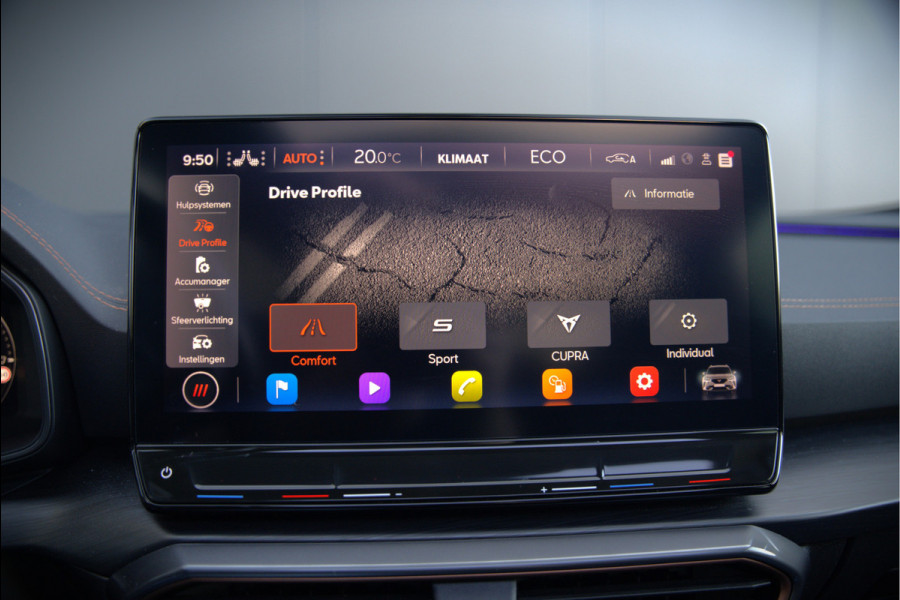 CUPRA Formentor 1.4 e-Hybrid VZ Copper Edition | Mat Grijs | Panoramadak | Memory Seat | Kuipstoelen | 360 Camera | Keyless | Stoelverwarming | Stuurverwarming | Sportstuur | Adaptive Cruise Control | Ambiance Verlichting | Dodehoekdetect