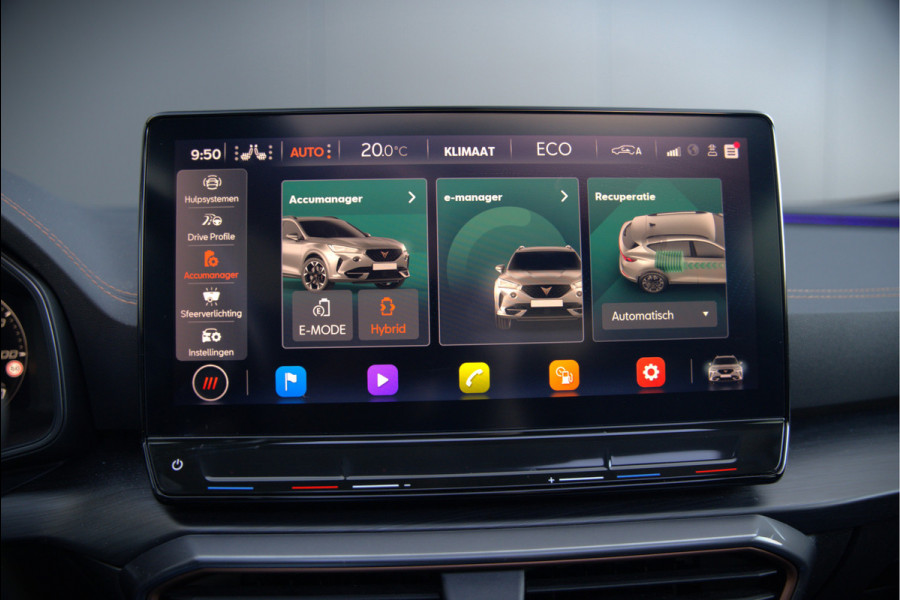 CUPRA Formentor 1.4 e-Hybrid VZ Copper Edition | Mat Grijs | Panoramadak | Memory Seat | Kuipstoelen | 360 Camera | Keyless | Stoelverwarming | Stuurverwarming | Sportstuur | Adaptive Cruise Control | Ambiance Verlichting | Dodehoekdetect
