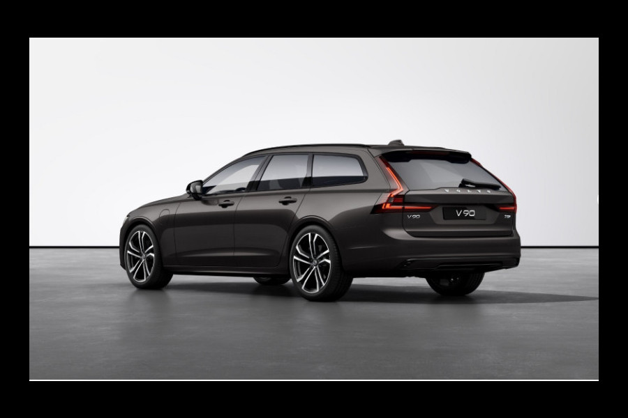 Volvo V90 2.0 T8 Plug-in hybrid AWD Ultra Executive Edition Wordt verwacht!/ Luchtvering/ Bowers & Wilkins/ Stoelventilatie/ Stoelmassage/ Gelamineerde ruiten rondom/ Stoelverwarming voor en achter/ Apple Carplay/ Android auto/ Adaptive cruise control/