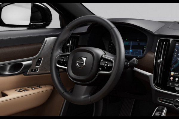 Volvo V90 2.0 T8 Plug-in hybrid AWD Ultra Executive Edition Wordt verwacht!/ Luchtvering/ Bowers & Wilkins/ Stoelventilatie/ Stoelmassage/ Gelamineerde ruiten rondom/ Stoelverwarming voor en achter/ Apple Carplay/ Android auto/ Adaptive cruise control/