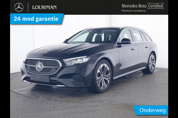 Mercedes-Benz E-Klasse Estate 300 e Plug-In Hybride | Distronic | Stoel en Stuurverwarming | Led koplampen | Achteruitrijcamera | Apple CarPlay | Inclusief 24 maanden MB Certified garantie voor Europa.