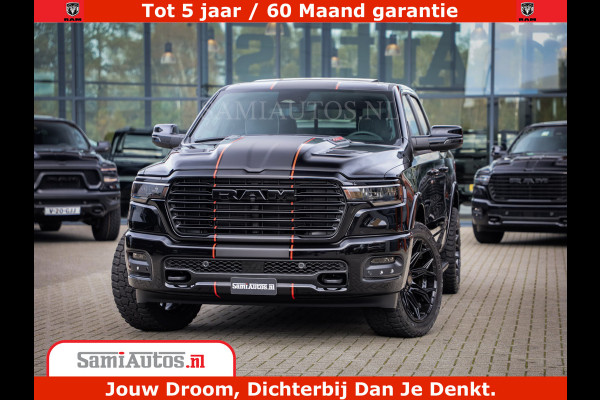 Dodge Ram 1500 Night Premium | Full Option | De Meest Luxe Pick-Up in zijn Klasse | Comfortabele Dubbele Cabine met Royale 5 Zitplaatsen | BPM vrij | Nu Leverbaar uit Voorraad | Voorraad Nr 2283 - 3326
