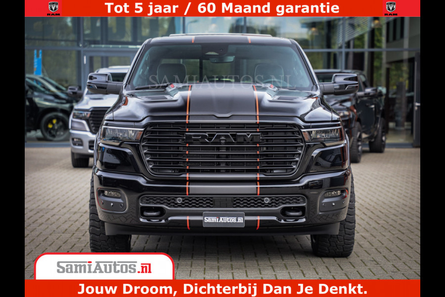Dodge Ram 1500 Night Premium | Full Option | De Meest Luxe Pick-Up in zijn Klasse | Comfortabele Dubbele Cabine met Royale 5 Zitplaatsen | BPM vrij | Nu Leverbaar uit Voorraad | Voorraad Nr 2283 - 3326