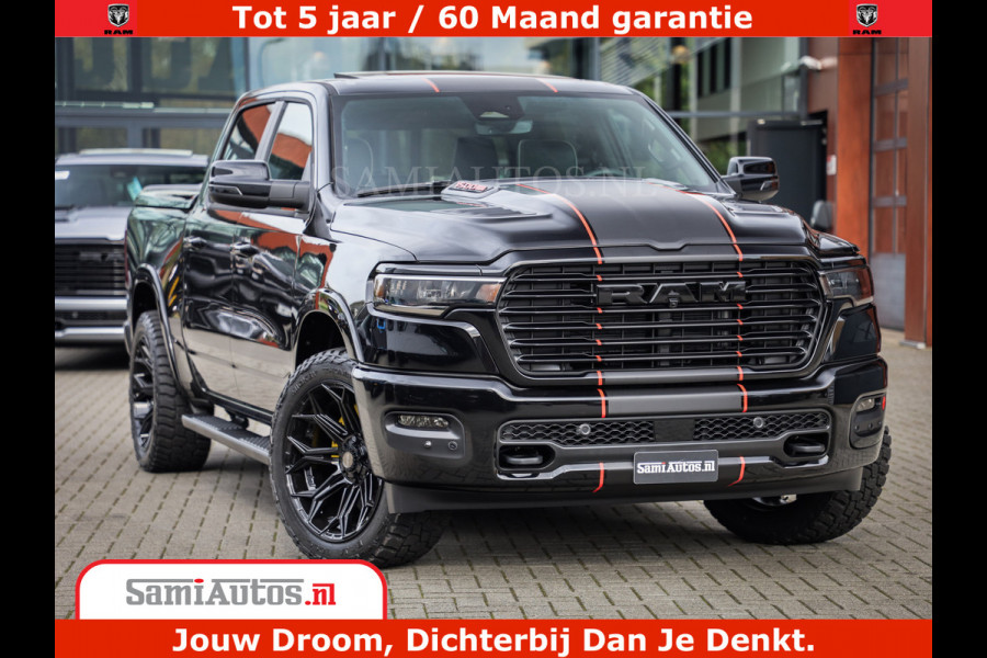Dodge Ram 1500 Night Premium | Full Option | De Meest Luxe Pick-Up in zijn Klasse | Comfortabele Dubbele Cabine met Royale 5 Zitplaatsen | BPM vrij | Nu Leverbaar uit Voorraad | Voorraad Nr 2283 - 3326
