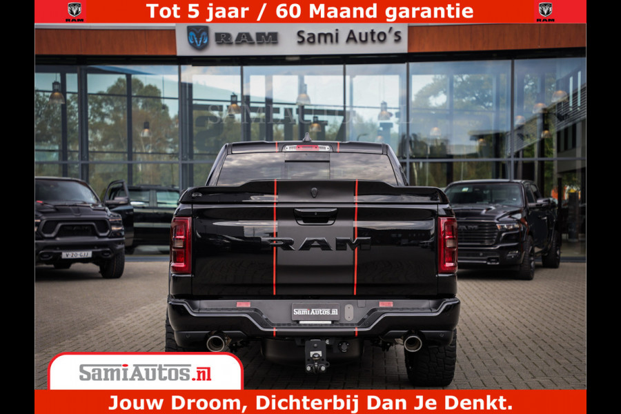 Dodge Ram 1500 Night Premium | Full Option | De Meest Luxe Pick-Up in zijn Klasse | Comfortabele Dubbele Cabine met Royale 5 Zitplaatsen | BPM vrij | Nu Leverbaar uit Voorraad | Voorraad Nr 2283 - 3326