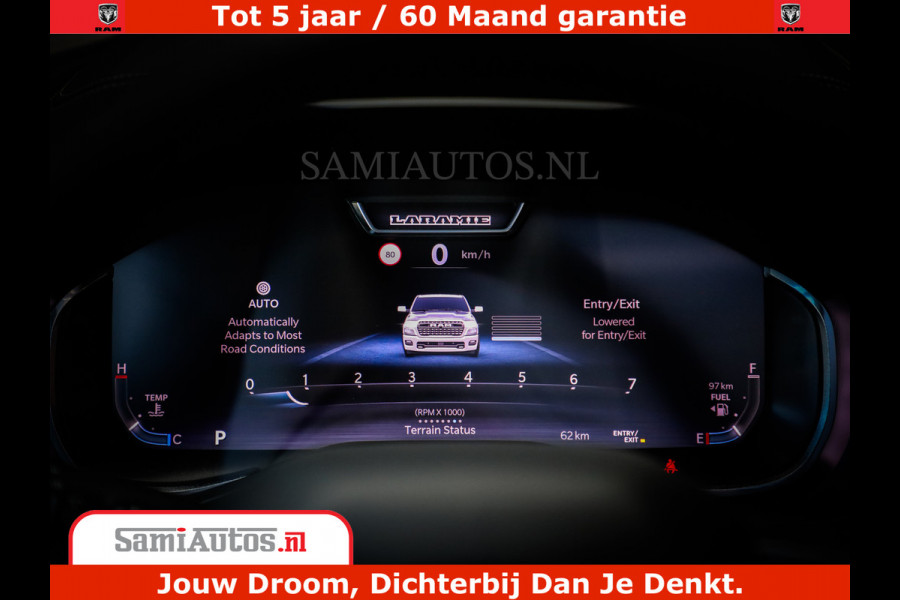 Dodge Ram 1500 Night Premium | Full Option | De Meest Luxe Pick-Up in zijn Klasse | Comfortabele Dubbele Cabine met Royale 5 Zitplaatsen | BPM vrij | Nu Leverbaar uit Voorraad | Voorraad Nr 2283 - 3326