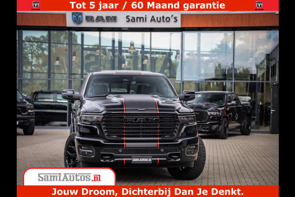 Dodge Ram 1500 Night Premium | Full Option | De Meest Luxe Pick-Up in zijn Klasse | Comfortabele Dubbele Cabine met Royale 5 Zitplaatsen | BPM vrij | Nu Leverbaar uit Voorraad | Voorraad Nr 2283 - 3326