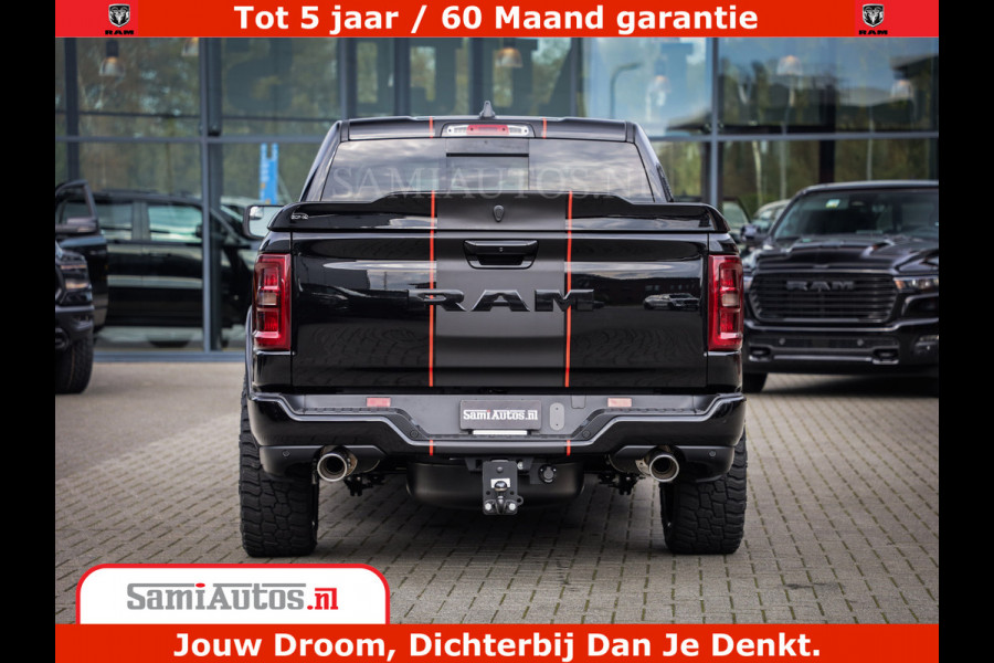 Dodge Ram 1500 Night Premium | Full Option | De Meest Luxe Pick-Up in zijn Klasse | Comfortabele Dubbele Cabine met Royale 5 Zitplaatsen | BPM vrij | Nu Leverbaar uit Voorraad | Voorraad Nr 2283 - 3326