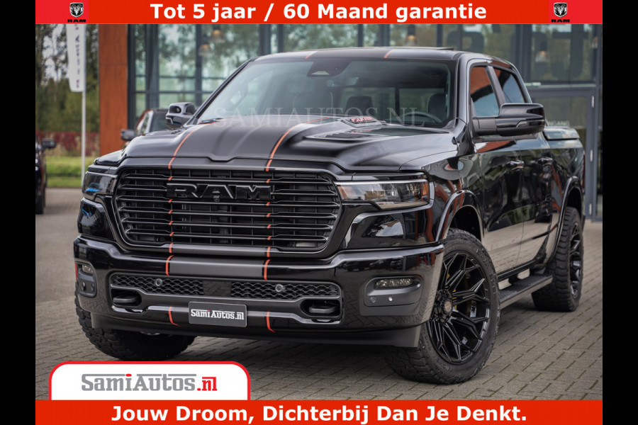 Dodge Ram 1500 Night Premium | Full Option | De Meest Luxe Pick-Up in zijn Klasse | Comfortabele Dubbele Cabine met Royale 5 Zitplaatsen | BPM vrij | Nu Leverbaar uit Voorraad | Voorraad Nr 2283 - 3326