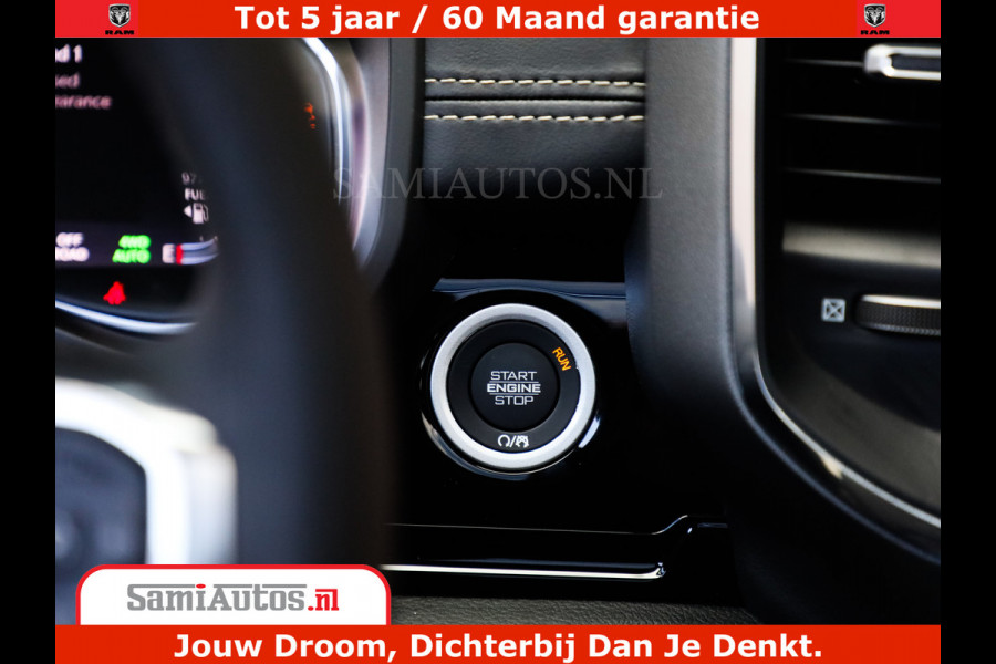Dodge Ram 1500 Night Premium | Full Option | De Meest Luxe Pick-Up in zijn Klasse | Comfortabele Dubbele Cabine met Royale 5 Zitplaatsen | BPM vrij | Nu Leverbaar uit Voorraad | Voorraad Nr 2283 - 3326