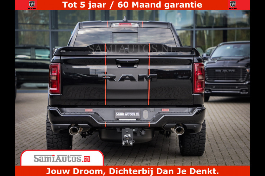 Dodge Ram 1500 Night Premium | Full Option | De Meest Luxe Pick-Up in zijn Klasse | Comfortabele Dubbele Cabine met Royale 5 Zitplaatsen | BPM vrij | Nu Leverbaar uit Voorraad | Voorraad Nr 2283 - 3326