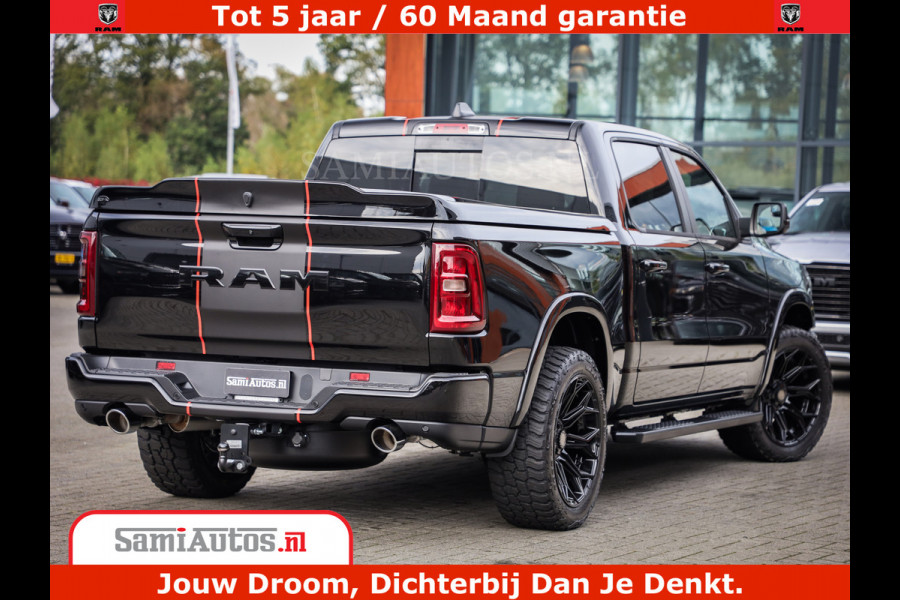 Dodge Ram 1500 Night Premium | Full Option | De Meest Luxe Pick-Up in zijn Klasse | Comfortabele Dubbele Cabine met Royale 5 Zitplaatsen | BPM vrij | Nu Leverbaar uit Voorraad | Voorraad Nr 2283 - 3326