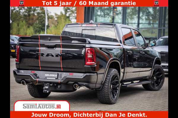 Dodge Ram 1500 Night Premium | Full Option | De Meest Luxe Pick-Up in zijn Klasse | Comfortabele Dubbele Cabine met Royale 5 Zitplaatsen | BPM vrij | Nu Leverbaar uit Voorraad | Voorraad Nr 2283 - 3326