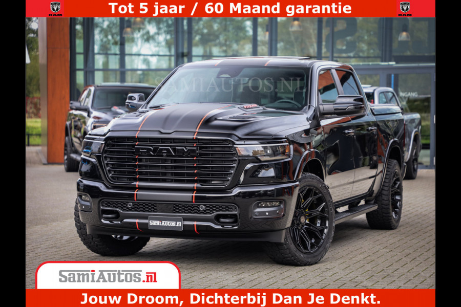 Dodge Ram 1500 Night Premium | Full Option | De Meest Luxe Pick-Up in zijn Klasse | Comfortabele Dubbele Cabine met Royale 5 Zitplaatsen | BPM vrij | Nu Leverbaar uit Voorraad | Voorraad Nr 2283 - 3326