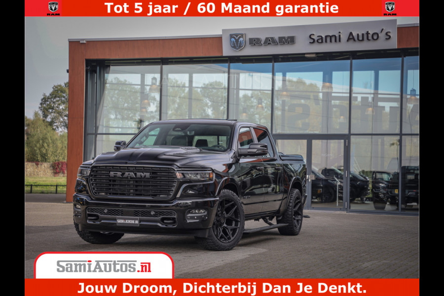 Dodge Ram 1500 Night Premium | Full Option | De Meest Luxe Pick-Up in zijn Klasse | Comfortabele Dubbele Cabine met Royale 5 Zitplaatsen | BPM vrij | Nu Leverbaar uit Voorraad | Voorraad Nr 2282 - 3332