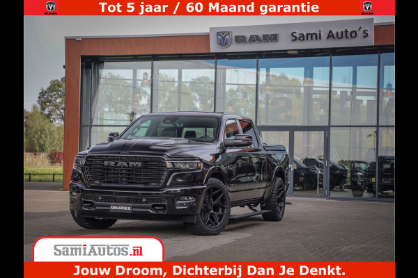 Dodge Ram 1500 Night Premium | Full Option | De Meest Luxe Pick-Up in zijn Klasse | Comfortabele Dubbele Cabine met Royale 5 Zitplaatsen | BPM vrij | Nu Leverbaar uit Voorraad | Voorraad Nr 2282 - 3332