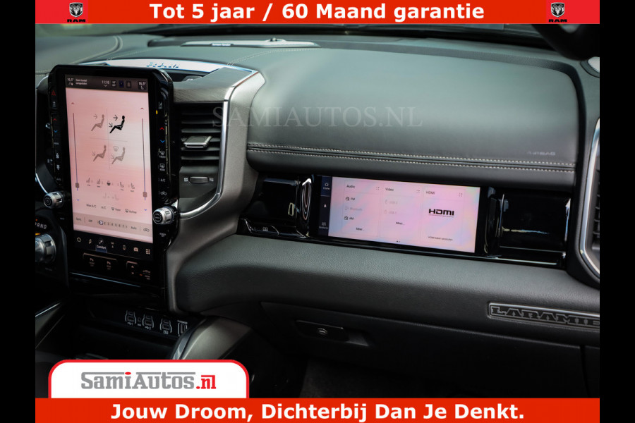 Dodge Ram 1500 Night Premium | Full Option | De Meest Luxe Pick-Up in zijn Klasse | Comfortabele Dubbele Cabine met Royale 5 Zitplaatsen | BPM vrij | Nu Leverbaar uit Voorraad | Voorraad Nr 2282 - 3332