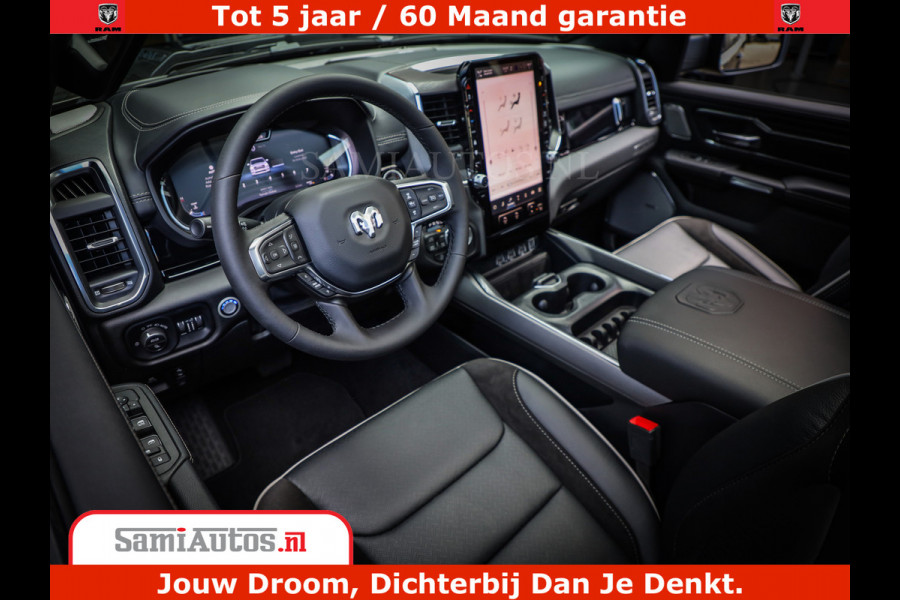Dodge Ram 1500 Night Premium | Full Option | De Meest Luxe Pick-Up in zijn Klasse | Comfortabele Dubbele Cabine met Royale 5 Zitplaatsen | BPM vrij | Nu Leverbaar uit Voorraad | Voorraad Nr 2282 - 3332
