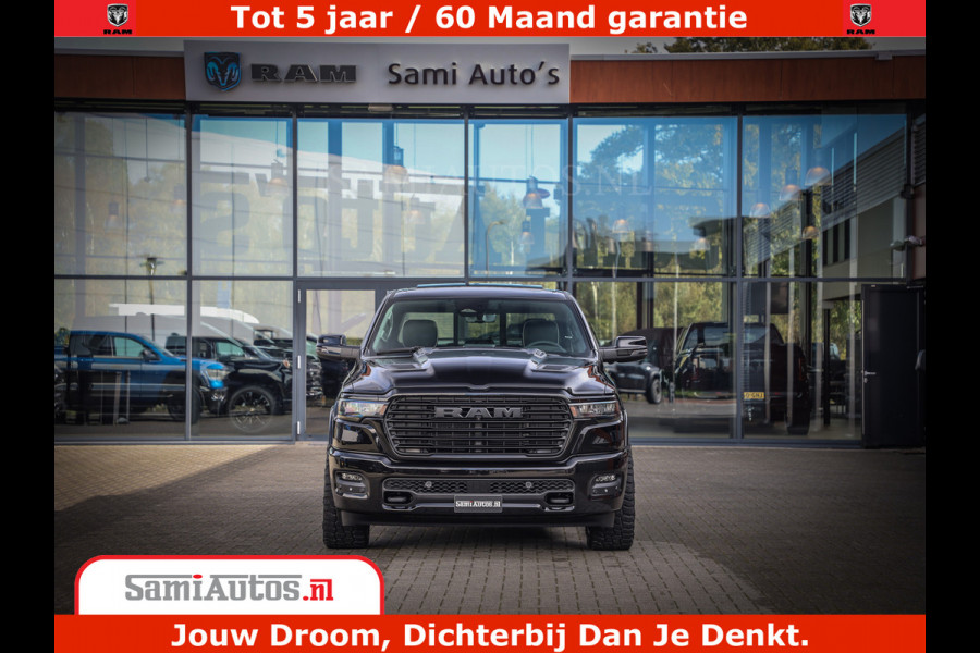 Dodge Ram 1500 Night Premium | Full Option | De Meest Luxe Pick-Up in zijn Klasse | Comfortabele Dubbele Cabine met Royale 5 Zitplaatsen | BPM vrij | Nu Leverbaar uit Voorraad | Voorraad Nr 2282 - 3332