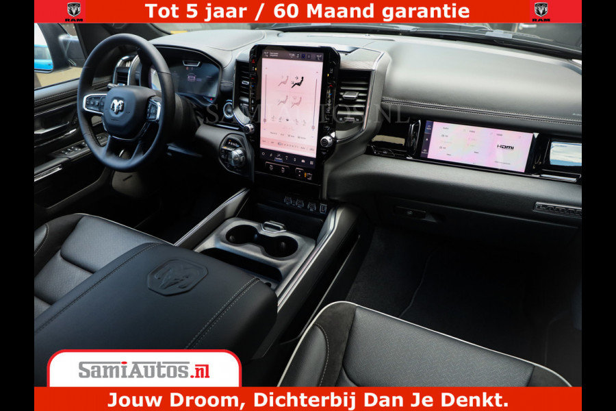Dodge Ram 1500 Night Premium | Full Option | De Meest Luxe Pick-Up in zijn Klasse | Comfortabele Dubbele Cabine met Royale 5 Zitplaatsen | BPM vrij | Nu Leverbaar uit Voorraad | Voorraad Nr 2282 - 3332