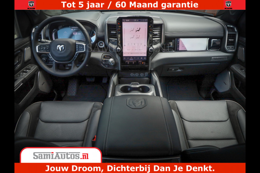 Dodge Ram 1500 Night Premium | Full Option | De Meest Luxe Pick-Up in zijn Klasse | Comfortabele Dubbele Cabine met Royale 5 Zitplaatsen | BPM vrij | Nu Leverbaar uit Voorraad | Voorraad Nr 2282 - 3332