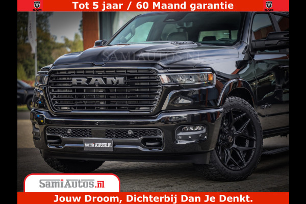 Dodge Ram 1500 Night Premium | Full Option | De Meest Luxe Pick-Up in zijn Klasse | Comfortabele Dubbele Cabine met Royale 5 Zitplaatsen | BPM vrij | Nu Leverbaar uit Voorraad | Voorraad Nr 2282 - 3332