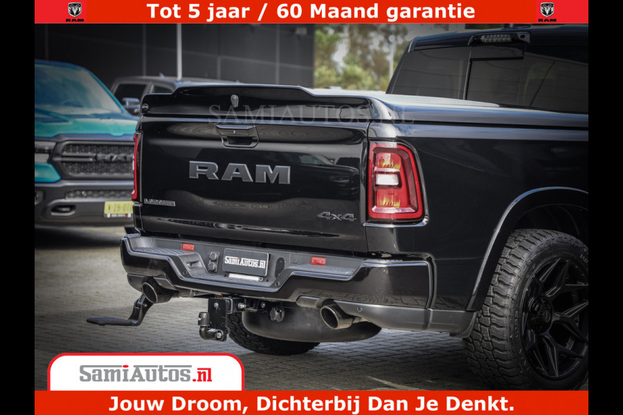 Dodge Ram 1500 Night Premium | Full Option | De Meest Luxe Pick-Up in zijn Klasse | Comfortabele Dubbele Cabine met Royale 5 Zitplaatsen | BPM vrij | Nu Leverbaar uit Voorraad | Voorraad Nr 2282 - 3332