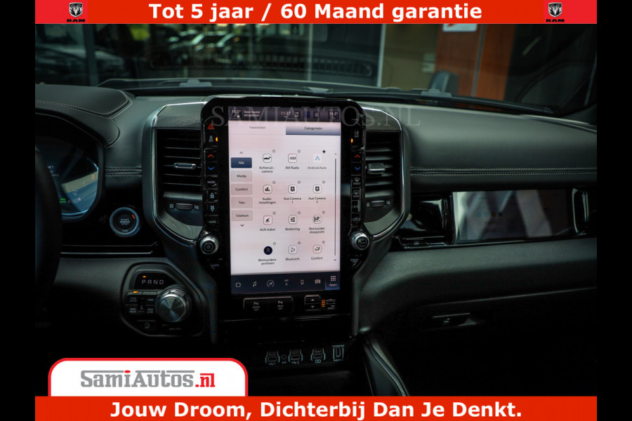 Dodge Ram 1500 Night Premium | Full Option | De Meest Luxe Pick-Up in zijn Klasse | Comfortabele Dubbele Cabine met Royale 5 Zitplaatsen | BPM vrij | Nu Leverbaar uit Voorraad | Voorraad Nr 2282 - 3332