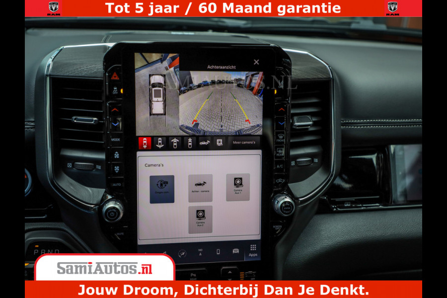 Dodge Ram 1500 Night Premium | Full Option | De Meest Luxe Pick-Up in zijn Klasse | Comfortabele Dubbele Cabine met Royale 5 Zitplaatsen | BPM vrij | Nu Leverbaar uit Voorraad | Voorraad Nr 2282 - 3332