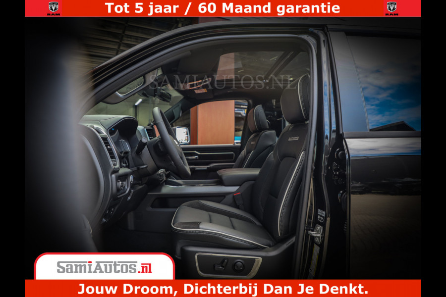 Dodge Ram 1500 Night Premium | Full Option | De Meest Luxe Pick-Up in zijn Klasse | Comfortabele Dubbele Cabine met Royale 5 Zitplaatsen | BPM vrij | Nu Leverbaar uit Voorraad | Voorraad Nr 2282 - 3332