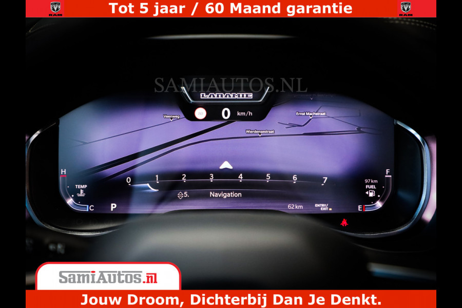 Dodge Ram 1500 Night Premium | Full Option | De Meest Luxe Pick-Up in zijn Klasse | Comfortabele Dubbele Cabine met Royale 5 Zitplaatsen | BPM vrij | Nu Leverbaar uit Voorraad | Voorraad Nr 2282 - 3332