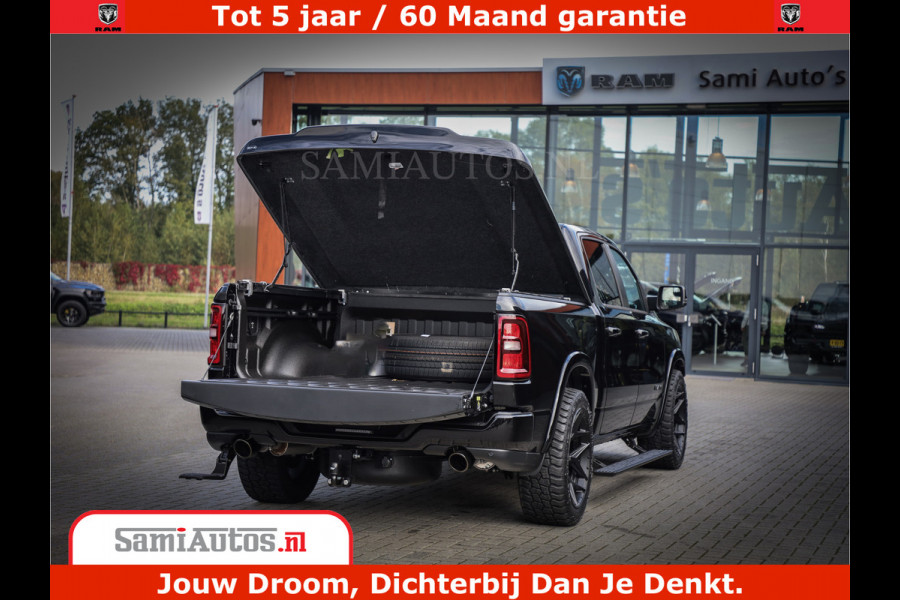 Dodge Ram 1500 Night Premium | Full Option | De Meest Luxe Pick-Up in zijn Klasse | Comfortabele Dubbele Cabine met Royale 5 Zitplaatsen | BPM vrij | Nu Leverbaar uit Voorraad | Voorraad Nr 2282 - 3332