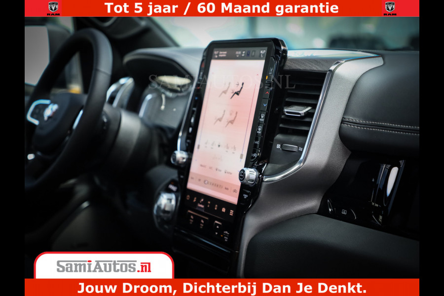 Dodge Ram 1500 Night Premium | Full Option | De Meest Luxe Pick-Up in zijn Klasse | Comfortabele Dubbele Cabine met Royale 5 Zitplaatsen | BPM vrij | Nu Leverbaar uit Voorraad | Voorraad Nr 2282 - 3332