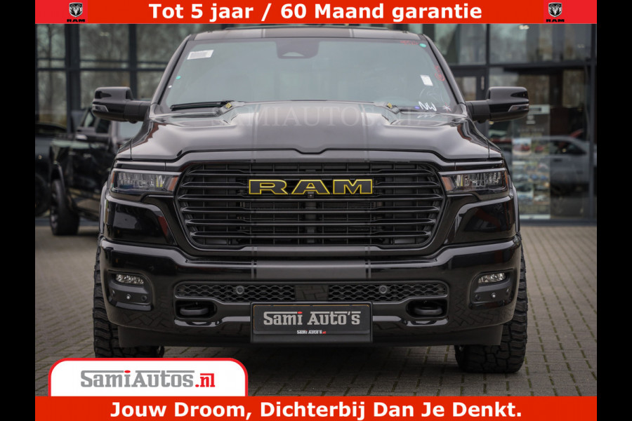 Dodge Ram 1500 Night Premium | Full Option | De Meest Luxe Pick-Up in zijn Klasse | Comfortabele Dubbele Cabine met Royale 5 Zitplaatsen | BPM vrij | Nu Leverbaar uit Voorraad | Voorraad Nr 2288 - 4952