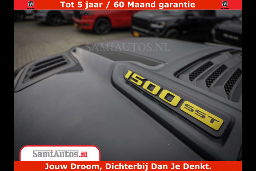 Dodge Ram 1500 Night Premium | Full Option | De Meest Luxe Pick-Up in zijn Klasse | Comfortabele Dubbele Cabine met Royale 5 Zitplaatsen | BPM vrij | Nu Leverbaar uit Voorraad | Voorraad Nr 2288 - 4952