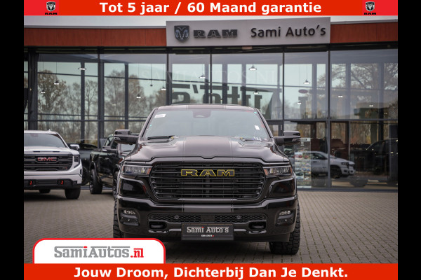 Dodge Ram 1500 Night Premium | Full Option | De Meest Luxe Pick-Up in zijn Klasse | Comfortabele Dubbele Cabine met Royale 5 Zitplaatsen | BPM vrij | Nu Leverbaar uit Voorraad | Voorraad Nr 2288 - 4952