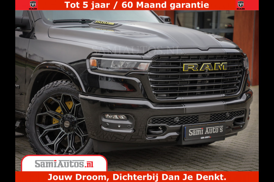 Dodge Ram 1500 Night Premium | Full Option | De Meest Luxe Pick-Up in zijn Klasse | Comfortabele Dubbele Cabine met Royale 5 Zitplaatsen | BPM vrij | Nu Leverbaar uit Voorraad | Voorraad Nr 2288 - 4952