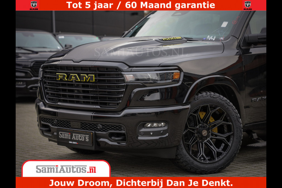 Dodge Ram 1500 Night Premium | Full Option | De Meest Luxe Pick-Up in zijn Klasse | Comfortabele Dubbele Cabine met Royale 5 Zitplaatsen | BPM vrij | Nu Leverbaar uit Voorraad | Voorraad Nr 2288 - 4952